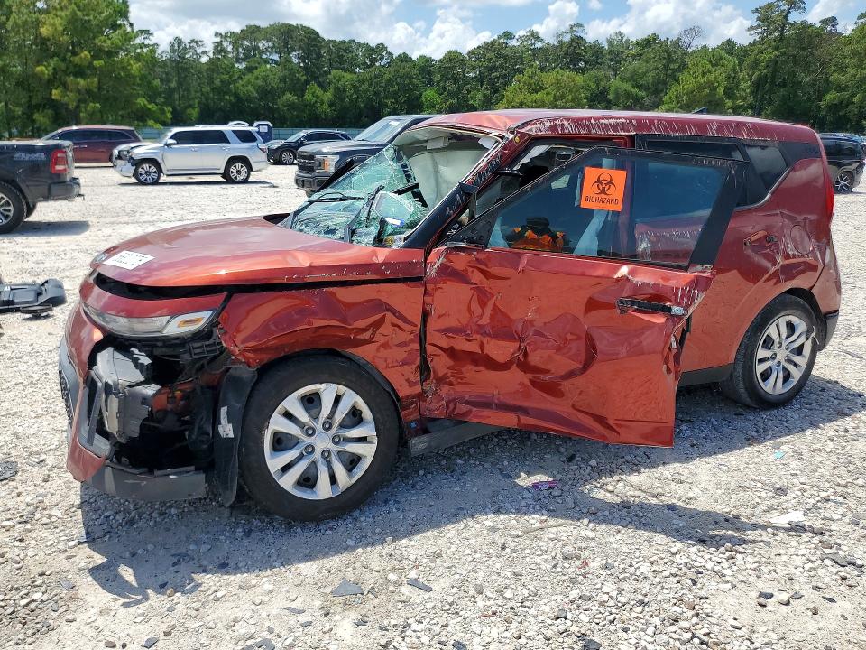 2021 Kia VIN KNDJ23AU1M7779309 COPART salvage auction — ROLLOVER, Tx - Nonrepairable Title, sold $1,450 on 2026-07-14 (photo 1)