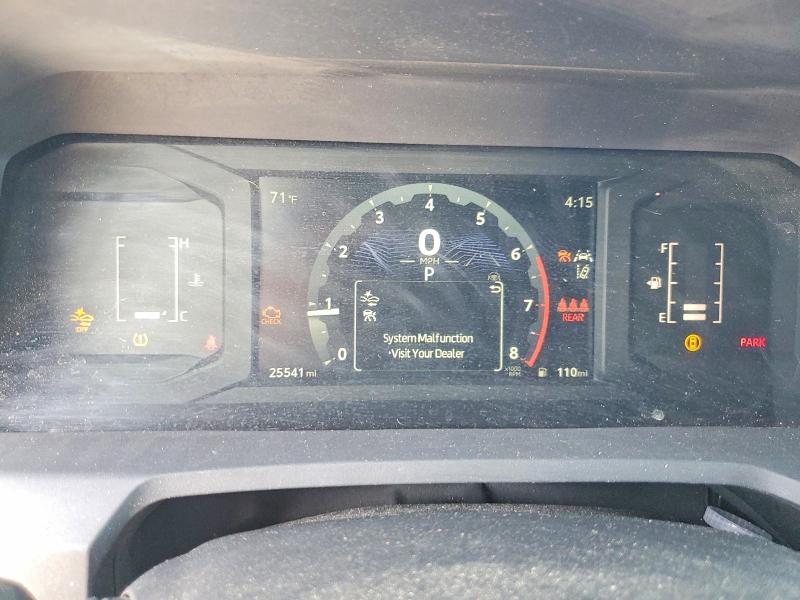2025 Toyota Tacoma VIN 3TMKB5FNXSM025636 COPART salvage auction — SIDE, CA - SALVAGE CERTIFICATE, sold $20,300 on 2026-07-20 (photo 9)