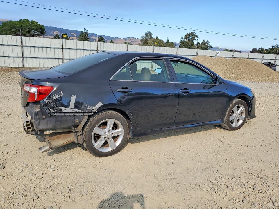 2012 Toyota Camry VIN 4T1BF1FK7CU192953 COPART salvage auction — REAR END, Ca - Salvage Certificate, sold $2,200 on 2026-07-02 (photo 3)