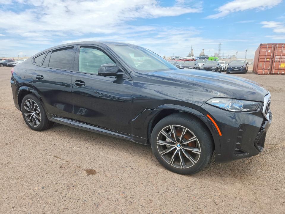 2025 BMW X6 VIN 5UX33EX08S9X01227 COPART salvage auction — FRONT END, AZ - CERTIFICATE OF TITLE, sold $42,000 on 2026-07-15 (photo 4)