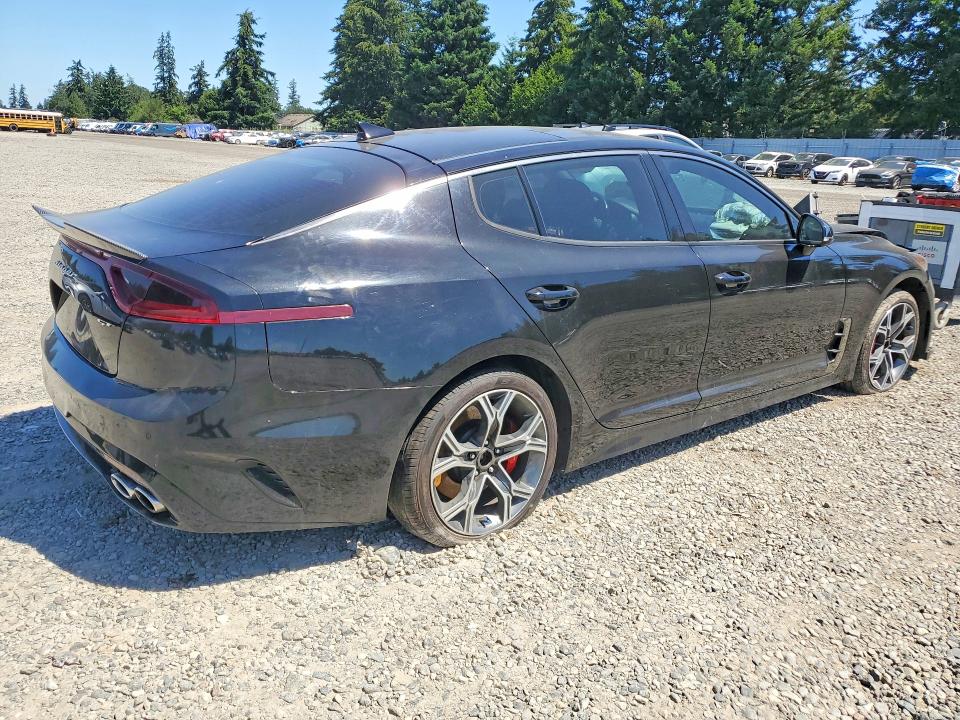 2018 Kia Stinger VIN KNAE45LC3J6011826 COPART salvage auction — FRONT END, Wa - Vehicle Cert Of Ownership-Titl, sold $3,200 on 2026-07-14 (photo 3)