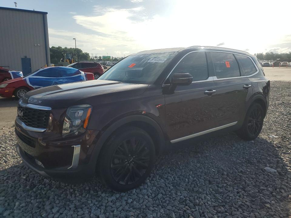 2022 Kia Telluride VIN 5XYP54HC1NG296492 COPART salvage auction — WATER/FLOOD, Fl - Certificate Of Destruction, sold $1,750 on 2026-07-27 (photo 1)