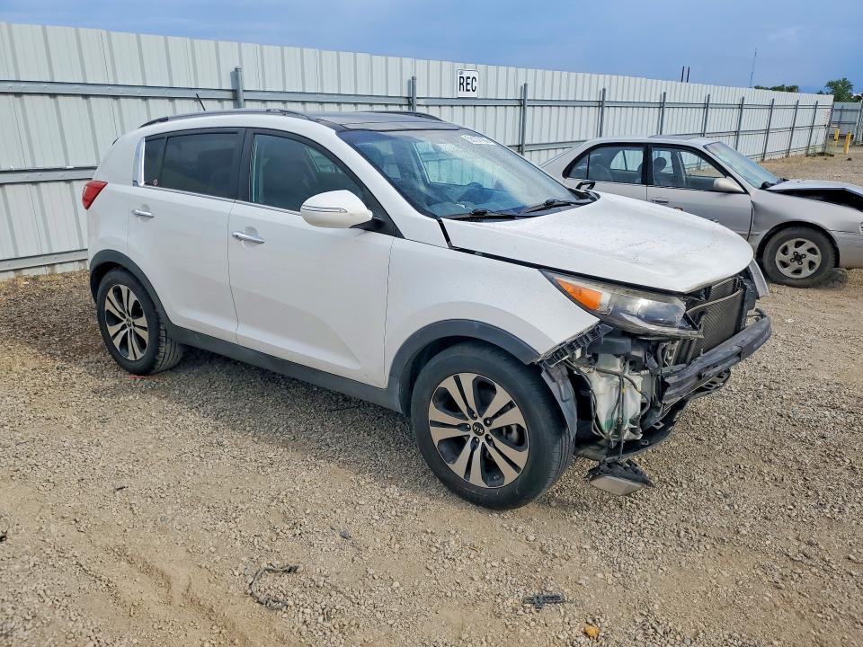2013 Kia Sportage VIN KNDPC3A27D7461992 COPART salvage auction — FRONT END, Ca - Salvage Certificate, sold $1,650 on 2026-07-24 (photo 4)