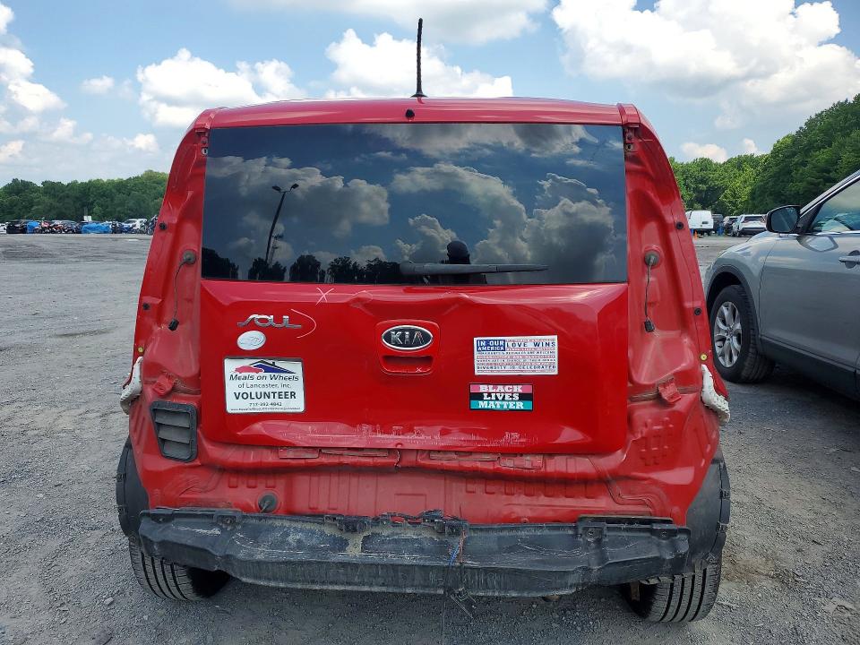 2011 Kia Soul VIN KNDJT2A29B7328566 COPART salvage auction — REAR END, Pa - Certificate Of Salvage, sold $800 on 2026-07-06 (photo 6)