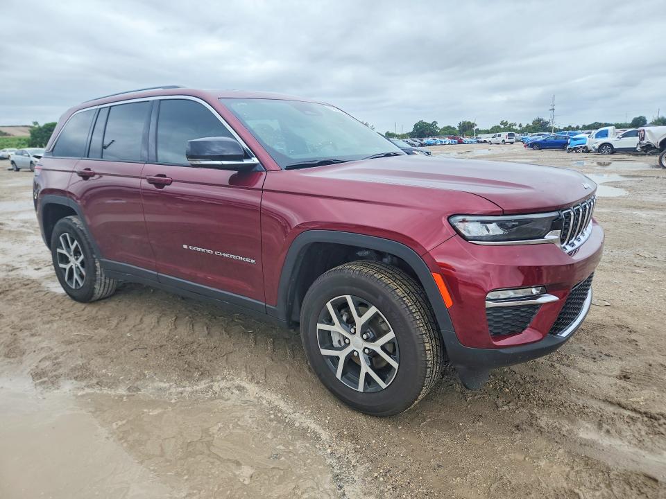2024 Jeep Cherokee VIN 1C4RJHBG8R8943846 COPART salvage auction — SIDE, Salvage Title, sold $3,250 on 2026-07-30 (photo 4)