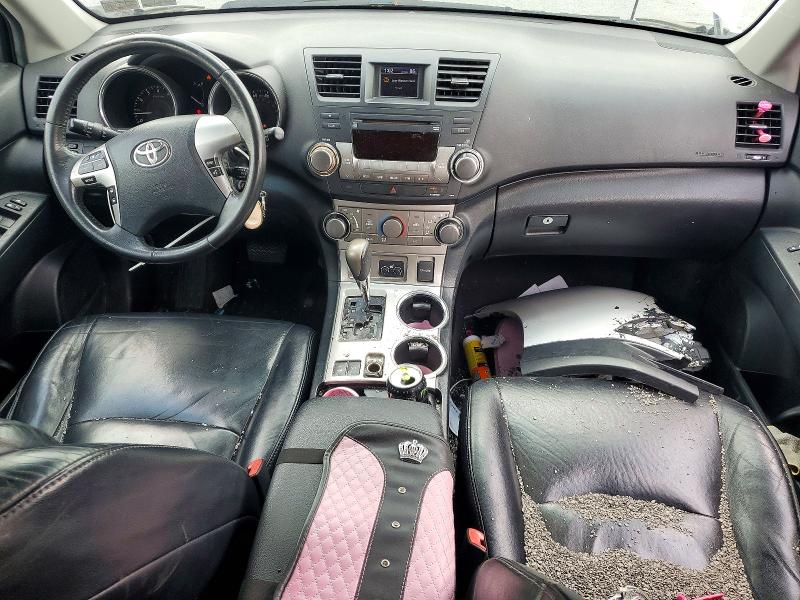 2012 Toyota Highlander VIN 5TDBK3EH7CS149235 COPART salvage auction — FRONT END, Pa - Certificate Of Salvage, sold $2,550 on 2026-07-14 (photo 8)