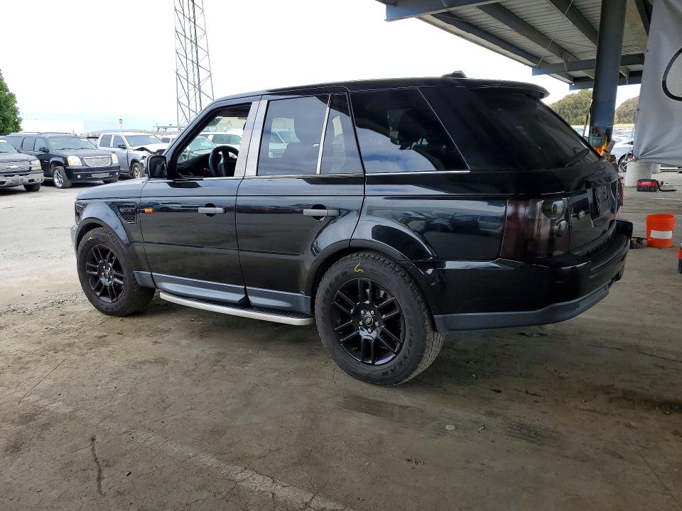 2008 Land rover Range rover sport VIN SALSK25478A142323 COPART salvage auction — VANDALISM, CA - SALVAGE CERTIFICATE, sold $350 on 2026-07-14 (photo 2)
