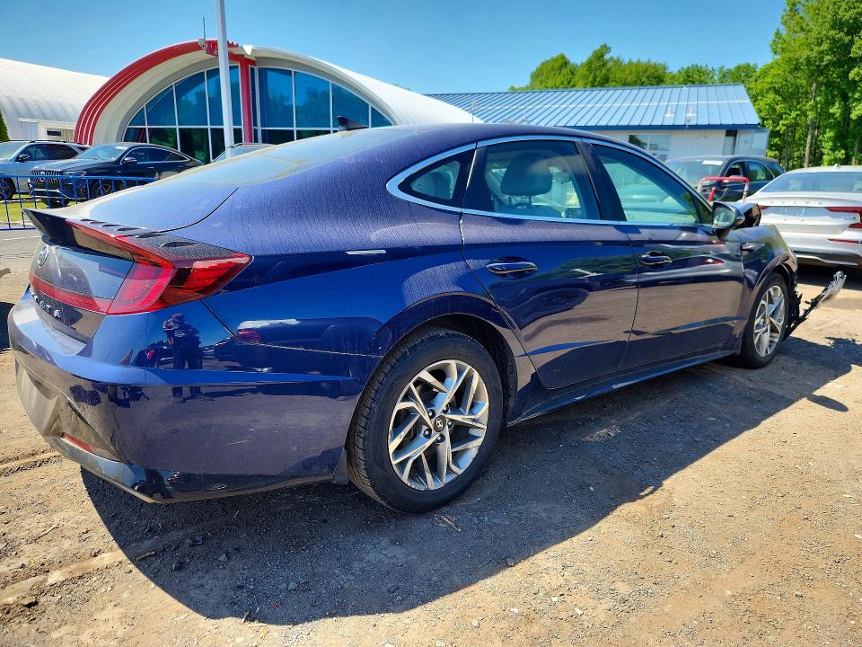 2021 Hyundai Sonata VIN 5NPEL4JA1MH099030 COPART salvage auction — FRONT END, Ma - Cert Of Title-Salvage, sold $3,300 on 2026-07-09 (photo 3)