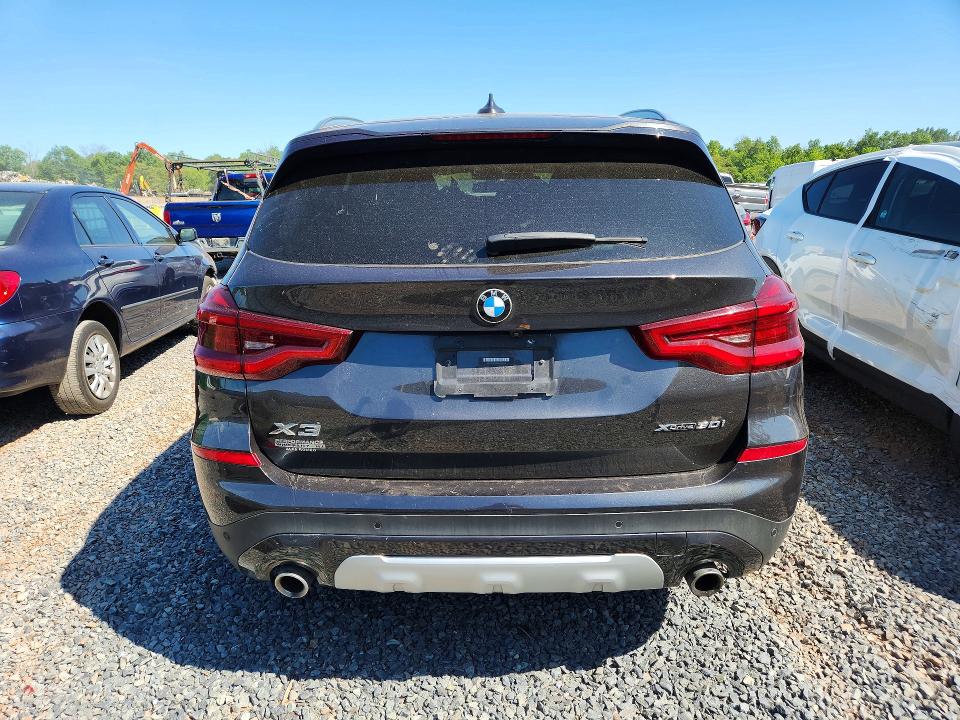 2020 BMW X3 VIN 5UXTY5C07L9D33599 COPART salvage auction — FRONT END, Nj - Cert Of Title-Salvage, sold $10,100 on 2026-07-28 (photo 6)
