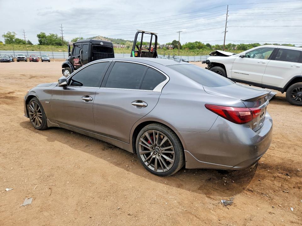 2018 Infiniti Q50 VIN JN1FV7ARXJM700025 COPART salvage auction — FRONT END, Co - Cert Of Title-Rebuilt Salvage, sold $3,950 on 2026-08-03 (photo 2)