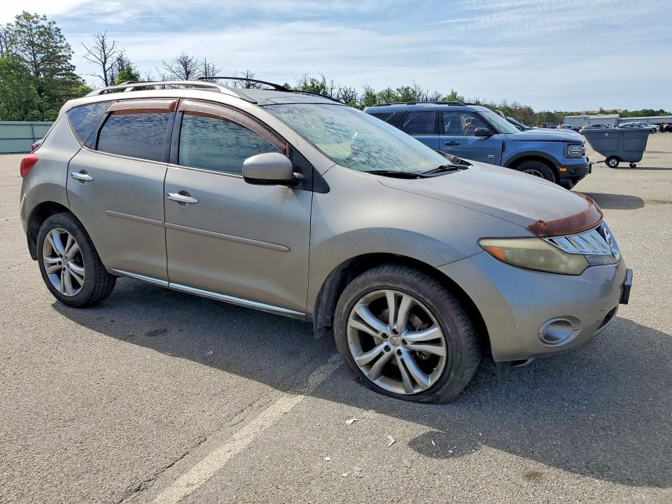 2009 Nissan Murano VIN JN8AZ18W79W102774 COPART salvage auction — FRONT END, Ny - Mv-907A Salvage Certificate, sold $425 on 2026-07-08 (photo 4)