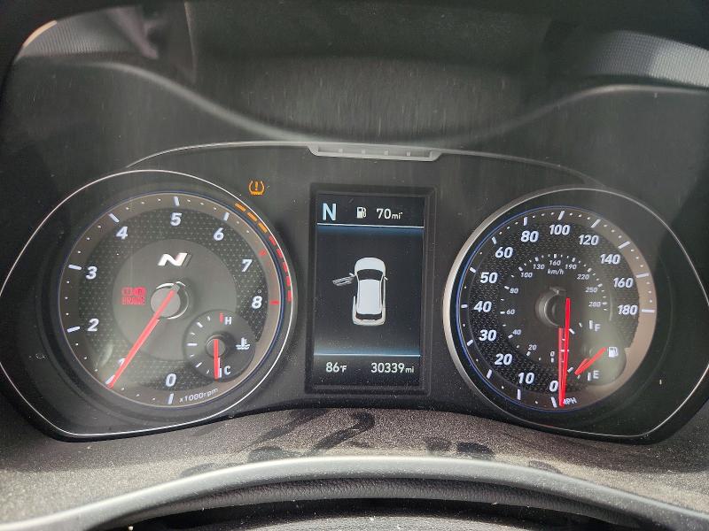 2022 Hyundai Veloster VIN KMHT36AH8NU013750 COPART salvage auction — MINOR DENT/SCRATCHES, Va - Cert Of Title - Salvage, sold $6,200 on 2026-07-28 (photo 9)