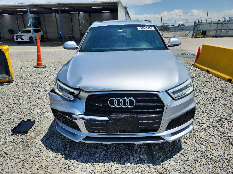 2018 Audi Q3 VIN WA1JCCFS8JR030148 COPART salvage auction — FRONT END, Co - Public - Salvage Title, sold $2,300 on 2026-07-28 (photo 5)