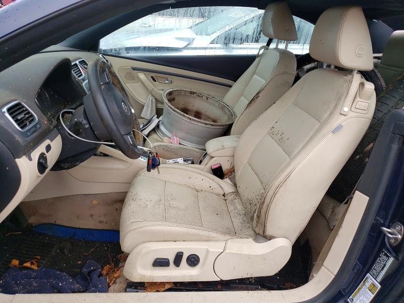 2011 Volkswagen Eos VIN WVWBA7AH1BV001201 COPART salvage auction — ROOF, Ct - Cert Of Title-Salvage, sold $475 on 2026-07-02 (photo 7)