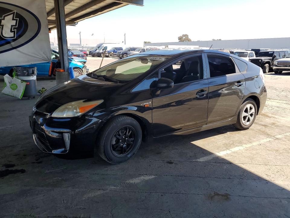 2012 Toyota Prius VIN JTDKN3DUXC5413155 COPART salvage auction — VANDALISM, CA - SALVAGE CERTIFICATE, sold $1,400 on 2026-07-14 (photo 1)