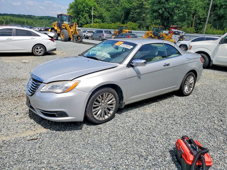2012 Chrysler 200 VIN 1C3BCBFG7CN176314 COPART salvage auction — FRONT END, Nc - Salvage Certificate Of Title, sold $225 on 2026-07-09 (photo 1)
