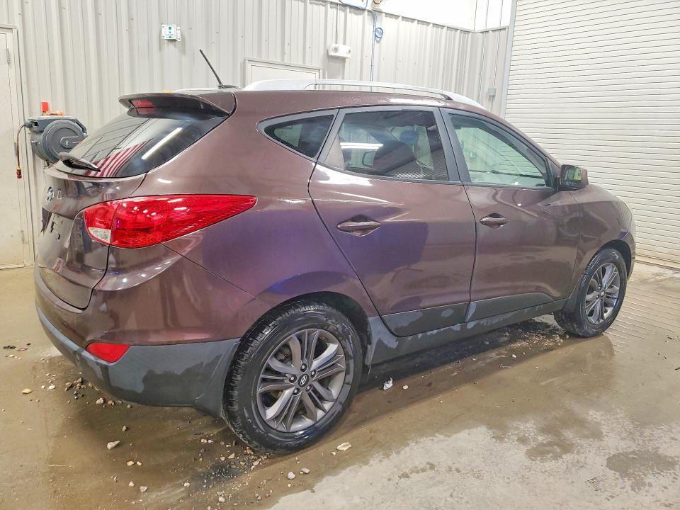 2014 Hyundai Tucson VIN KM8JU3AG3EU934378 COPART salvage auction — NORMAL WEAR, Wy - Certificate Of Title, sold $600 on 2026-07-22 (photo 3)