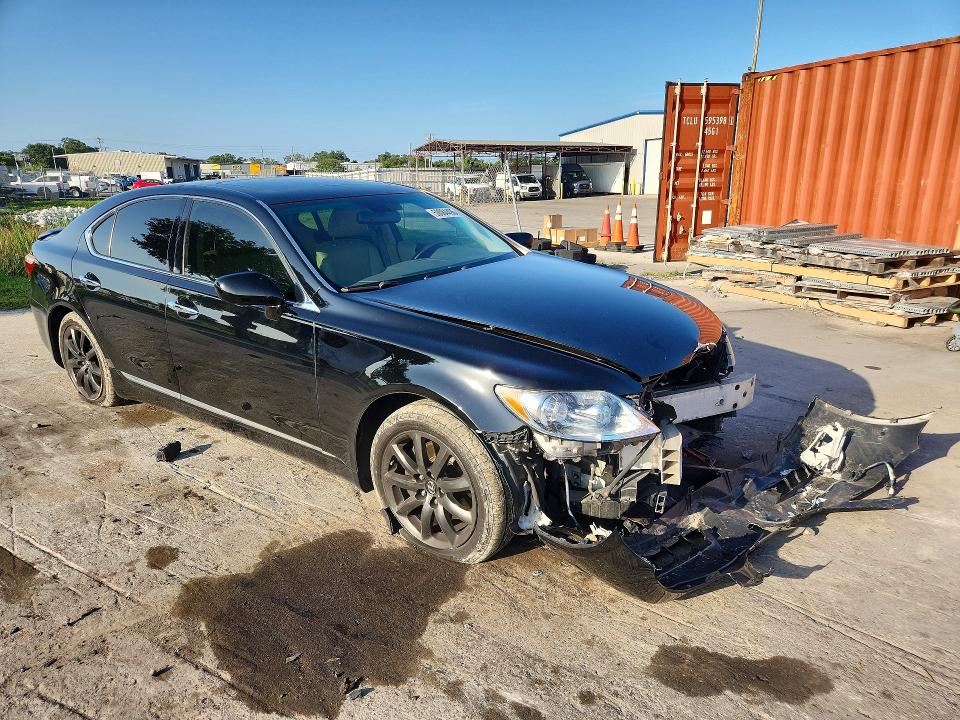 2007 Lexus Ls 460 VIN JTHBL46F575044753 COPART salvage auction — FRONT END, FL - CERT OF TITLE SLVG REBUILDABLE, sold $825 on 2026-07-28 (photo 4)