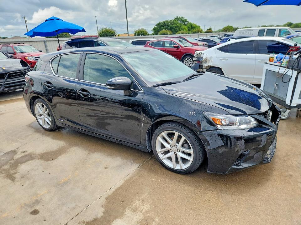 2015 Lexus Ct VIN JTHKD5BHXF2250810 COPART salvage auction — FRONT END, Tx - Salvage Vehicle Title, sold $3,700 on 2026-08-01 (photo 4)