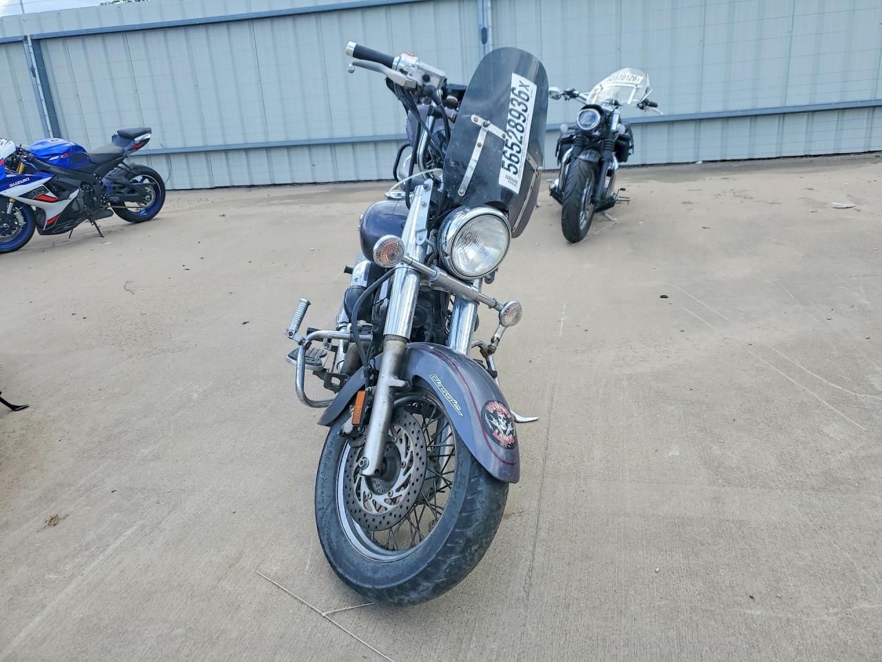 2005 Yamaha XVS65 VIN JYAVM01E05A078229 COPART salvage auction — Rear End, TX - SALVAGE VEHICLE TITLE, sold $600 on 2026-07-09 (photo 2)
