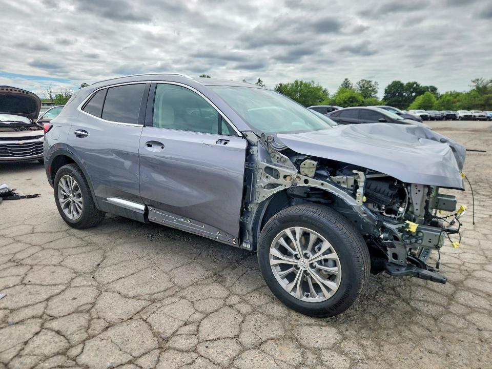 2022 Buick Envision VIN LRBAZLR42ND123928 COPART salvage auction — FRONT END, Pa - Certificate Of Salvage, sold $3,300 on 2026-07-07 (photo 4)