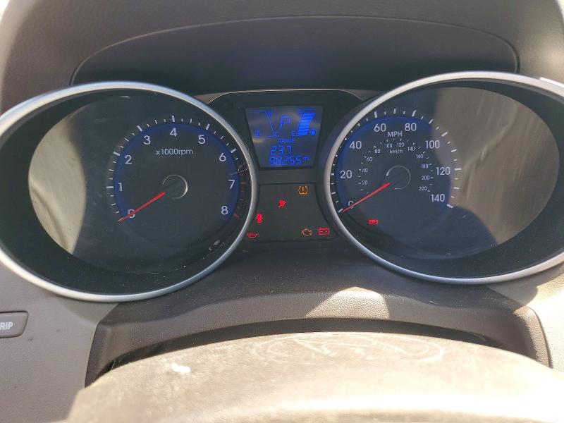 2013 Hyundai VIN KM8JU3AC7DU695705 COPART salvage auction — FRONT END, Ca - Salvage Certificate, sold $1,800 on 2026-07-16 (photo 9)