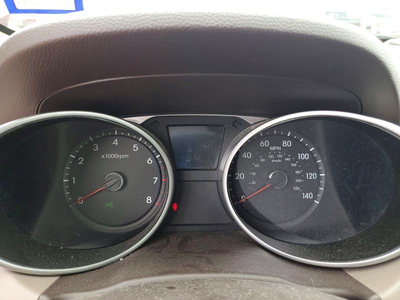 2012 Hyundai VIN KM8JU3AC8CU489761 COPART salvage auction — REAR END, Tx - Salvage Vehicle Title, sold $1,400 on 2026-07-07 (photo 9)