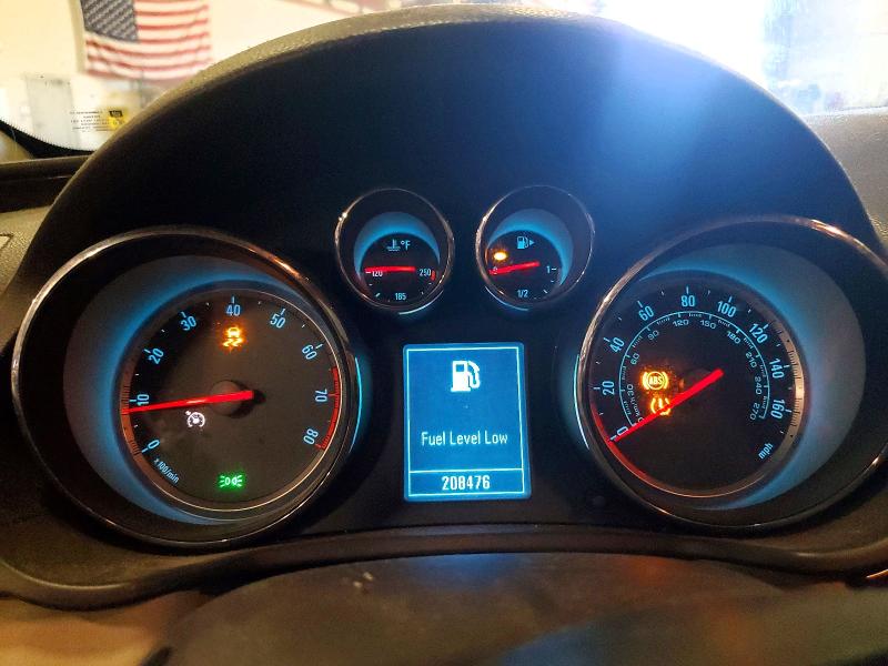 2011 Buick Regal VIN W04GN5EC9B1011764 COPART salvage auction — FRONT END, Mi - Certificate Of Title, sold $325 on 2026-07-31 (photo 9)