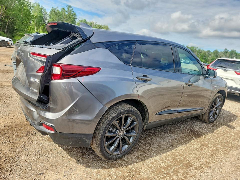 2025 Acura Rdx VIN 5J8TC2H63SL800951 COPART salvage auction — REAR END, ON - PERMIT SALVAGE, sold $12,600 on 2026-07-28 (photo 3)