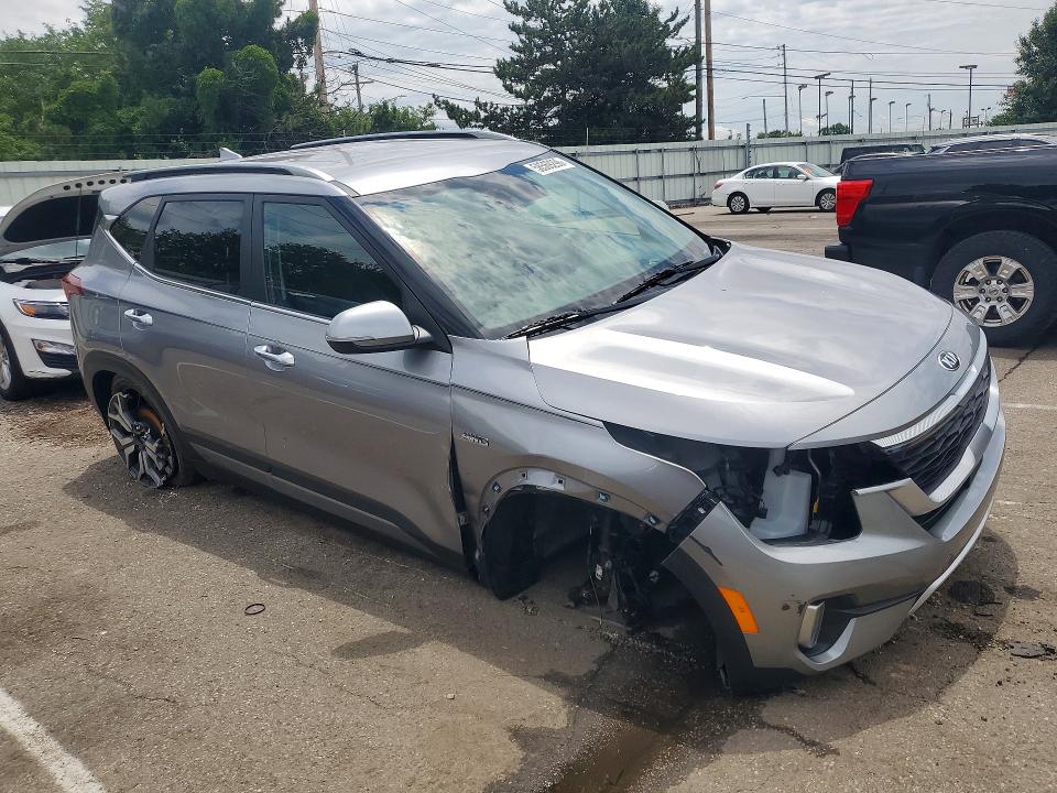 2021 Kia Seltos VIN KNDETCA28M7073659 COPART salvage auction — FRONT END, Oh - Cert Of Title-Salvage, sold $4,150 on 2026-07-17 (photo 4)