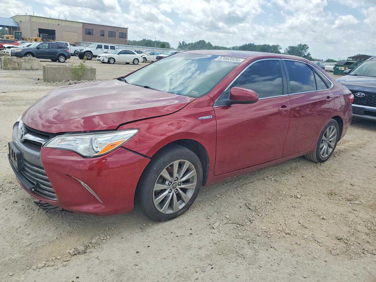 2015 Toyota Camry Hybrid VIN 4T1BD1FK3FU156560 COPART salvage auction — Front End, MO - SALVAGE CERTIFICATE OF TITLE, sold $625 on 2026-07-09 (photo 1)