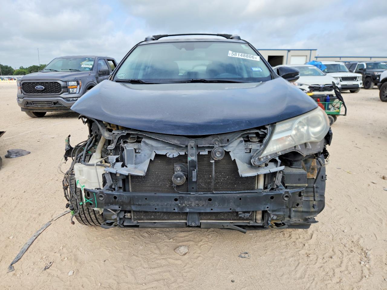 2015 Toyota RAV4 VIN 2T3YFREV1FW150438 COPART salvage auction — Front End, TX - SALVAGE VEHICLE TITLE, sold $5,600 on 2026-07-09 (photo 5)