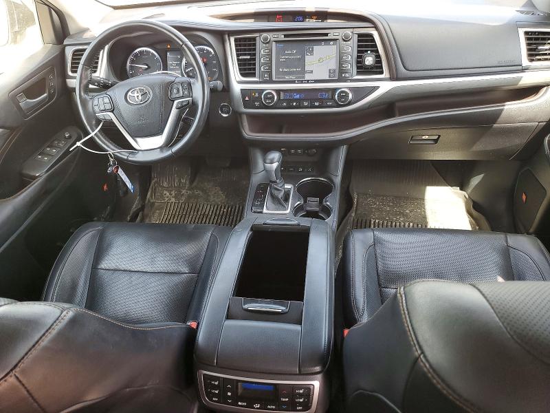 2017 Toyota Highlander VIN 5TDDZRFH4HS363175 COPART salvage auction — FRONT END, MO - SALVAGE CERTIFICATE OF TITLE, sold $9,900 on 2026-07-30 (photo 8)
