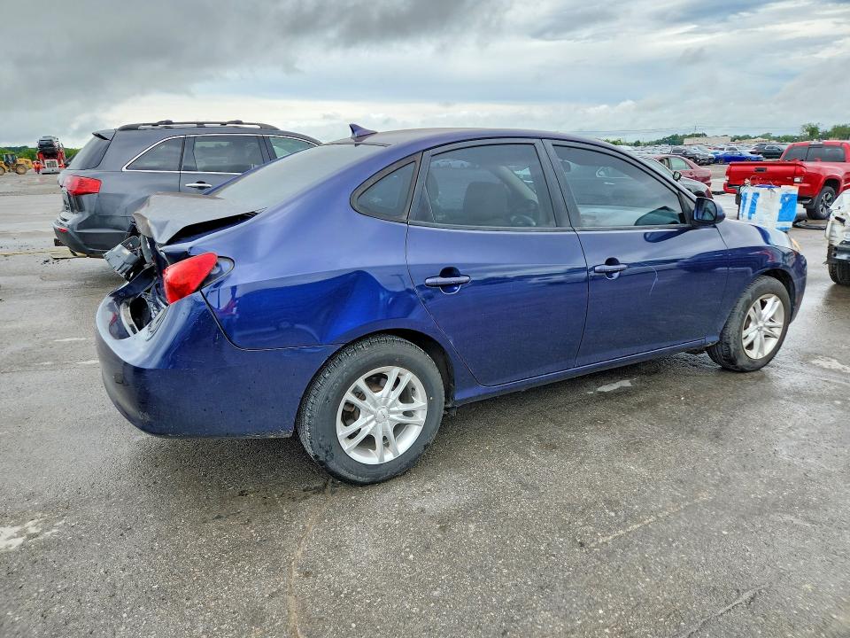 2010 Hyundai Elantra VIN KMHDU4AD7AU179366 COPART salvage auction — REAR END, Tn - Salvage Certificate, sold $725 on 2026-07-06 (photo 3)
