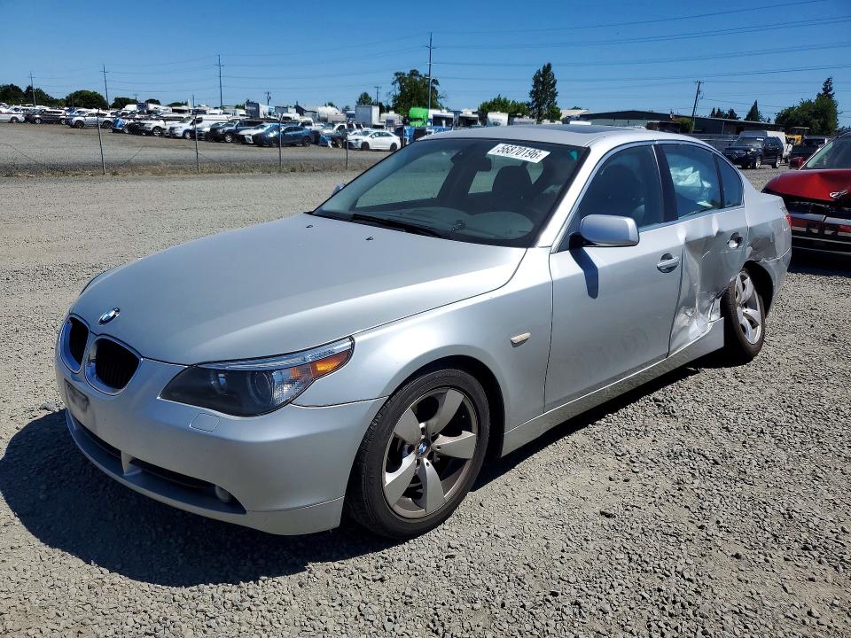 2006 BMW 5er VIN WBANE53596CK81070 COPART salvage auction — SIDE, Or - Salvage Title Certificate, sold $425 on 2026-07-28 (photo 1)