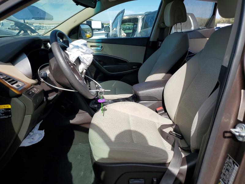 2015 Hyundai Santa fe VIN KM8SMDHF4FU098735 COPART salvage auction — FRONT END, Nv - Salvage Title, sold $1,500 on 2026-07-28 (photo 7)