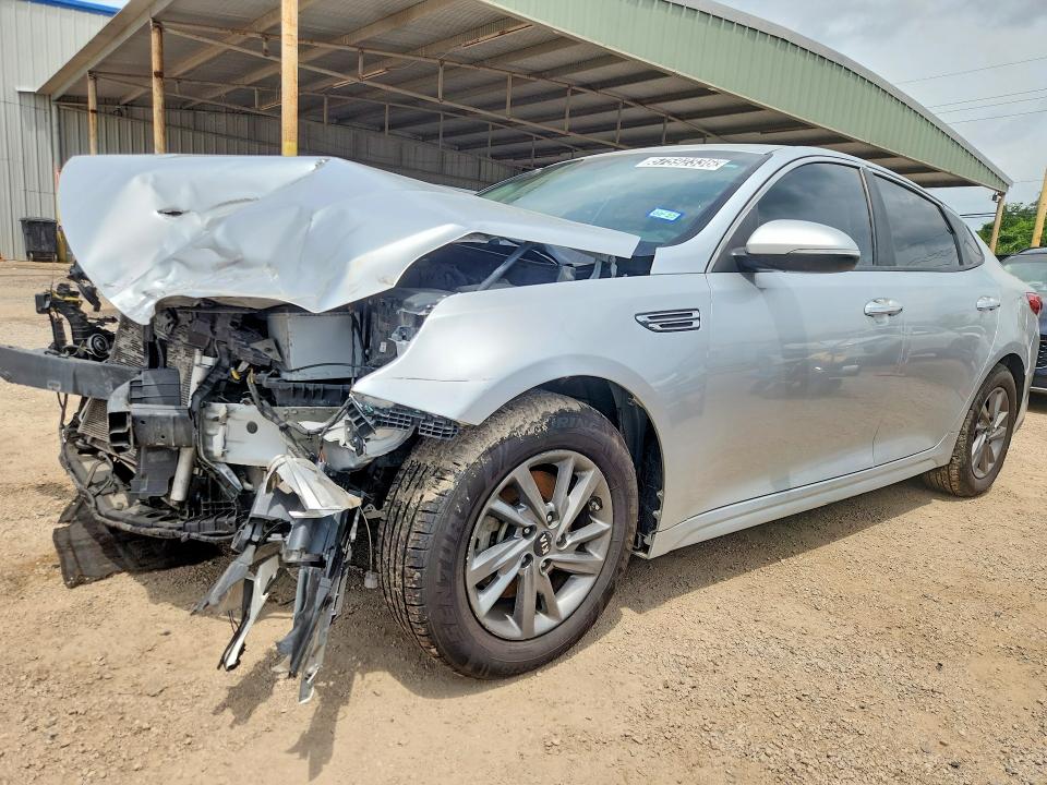 2020 Kia Optima VIN 5XXGT4L31LG391147 COPART salvage auction — FRONT END, TX - CERTIFICATE OF TITLE, sold $90 on 2026-07-28 (photo 1)