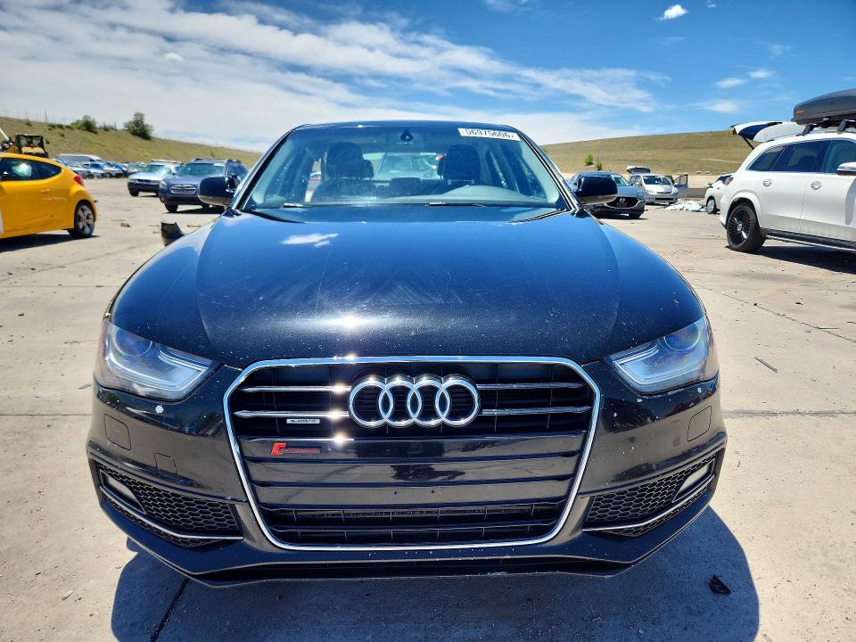 2015 Audi A4 VIN WAUBFAFL1FN000712 COPART salvage auction — SIDE, Co - Public - Salvage Title, sold $925 on 2026-07-29 (photo 5)