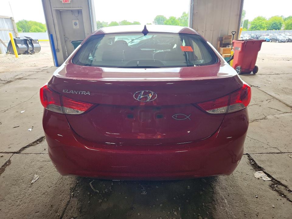 2013 Hyundai Elantra VIN KMHDH4AE5DU001649 COPART salvage auction — FRONT END, WI - JUNKED VEHICLE BILL OF SALE, sold $250 on 2026-07-27 (photo 6)
