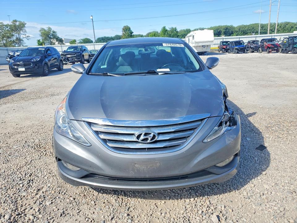 2014 Hyundai Sonata VIN 5NPEC4AC2EH908845 COPART salvage auction — REAR END, Il - Salvage Certificate, sold $1,100 on 2026-07-31 (photo 5)