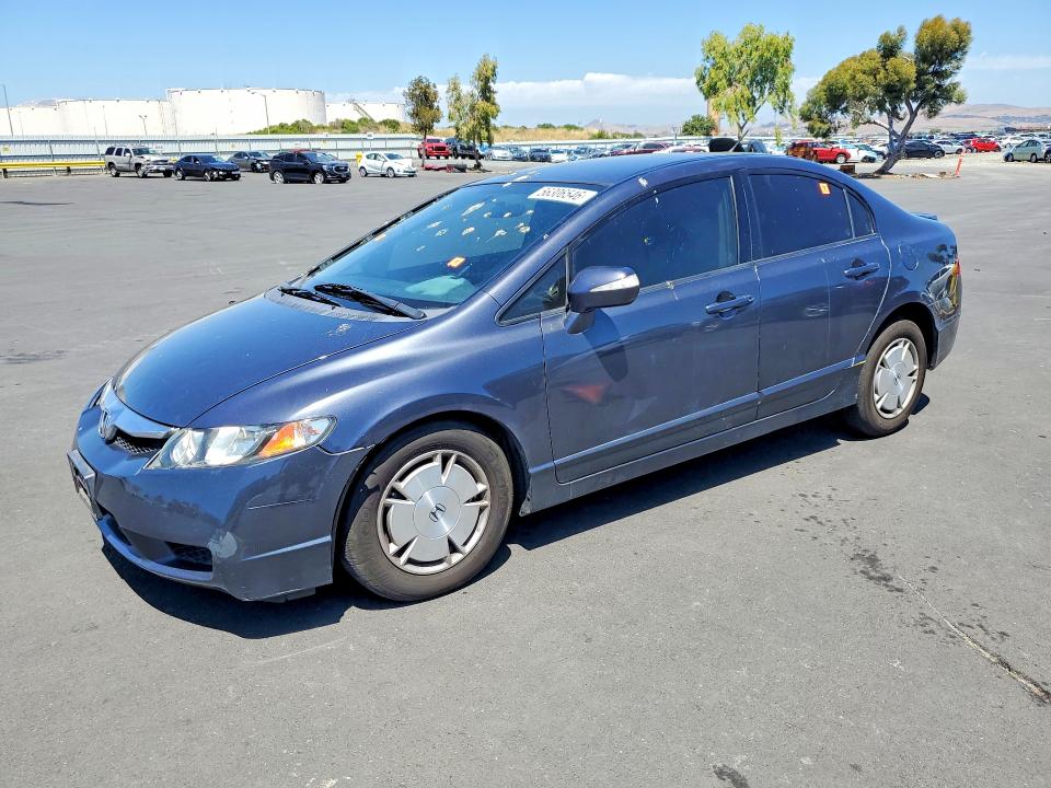 2009 Honda Civic hybrid VIN JHMFA36279S011207 COPART salvage auction — FRONT END, CA - SALVAGE CERTIFICATE, sold $400 on 2026-07-13 (photo 1)