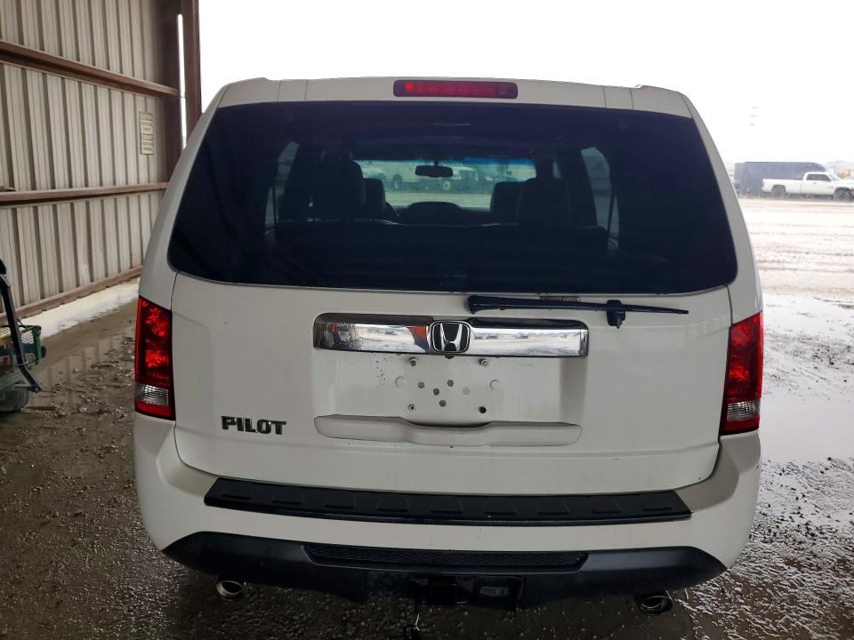 2014 Honda Pilot VIN 5FNYF3H54EB017881 COPART salvage auction — NORMAL WEAR, Tx - Certificate Of Title, sold $3,850 on 2026-07-02 (photo 6)