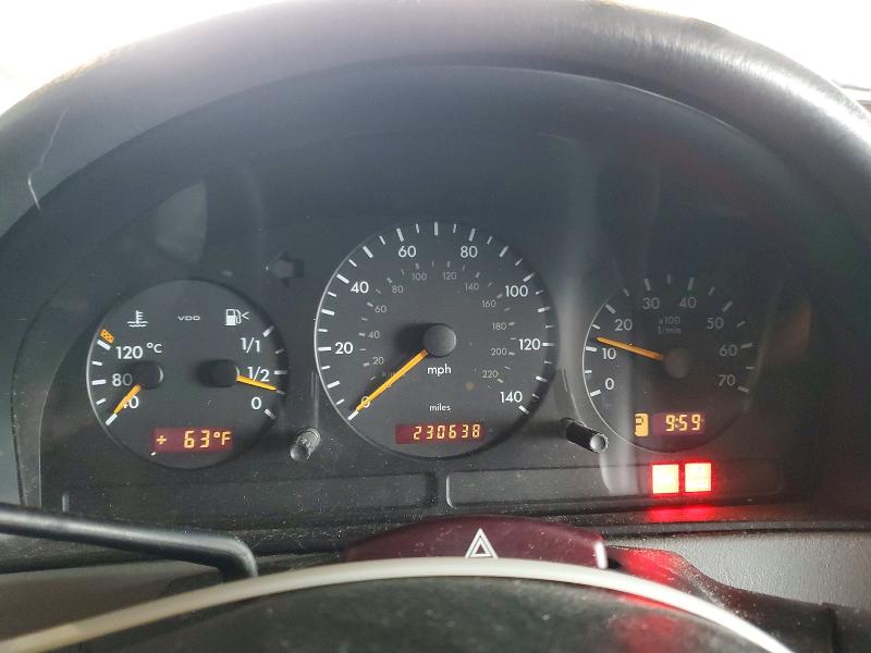 2001 Mercedes-benz M-klasse VIN 4JGAB72E11A240763 COPART salvage auction — FRONT END, Ca - Salvage Certificate, sold $350 on 2026-07-09 (photo 9)