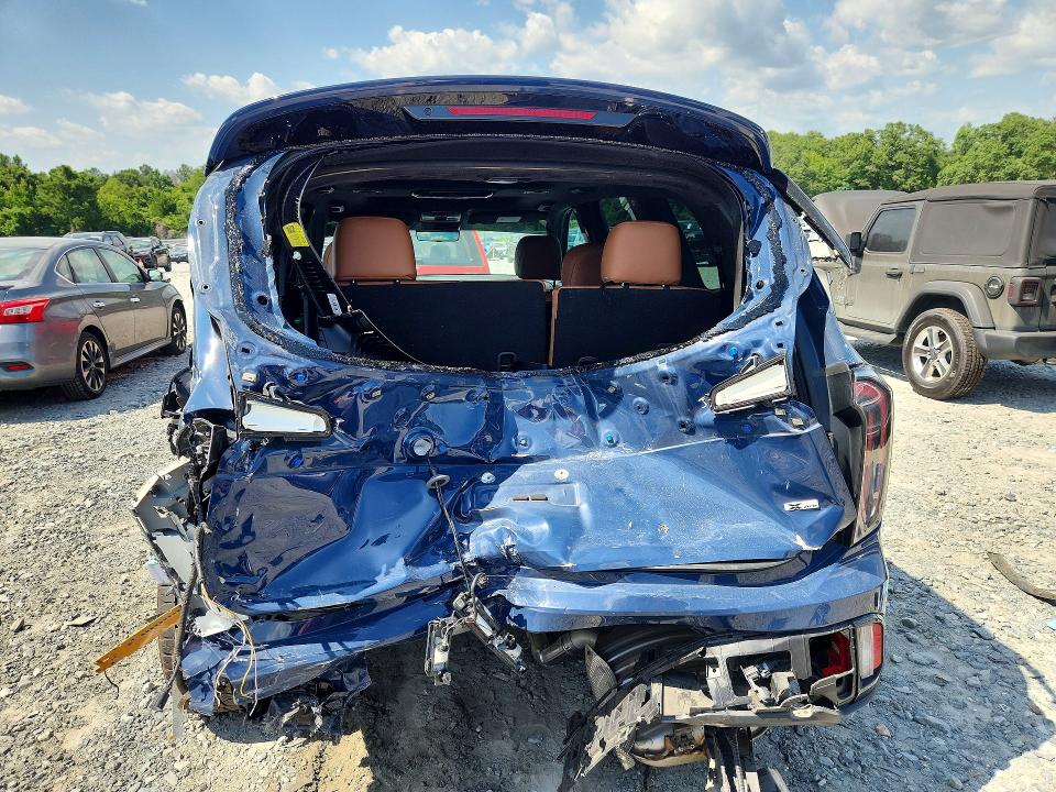 2023 Kia Telluride VIN 5XYP5DGC6PG344976 COPART salvage auction — REAR END, Ga - Cert Of Title-Salvage, sold $475 on 2026-07-30 (photo 6)
