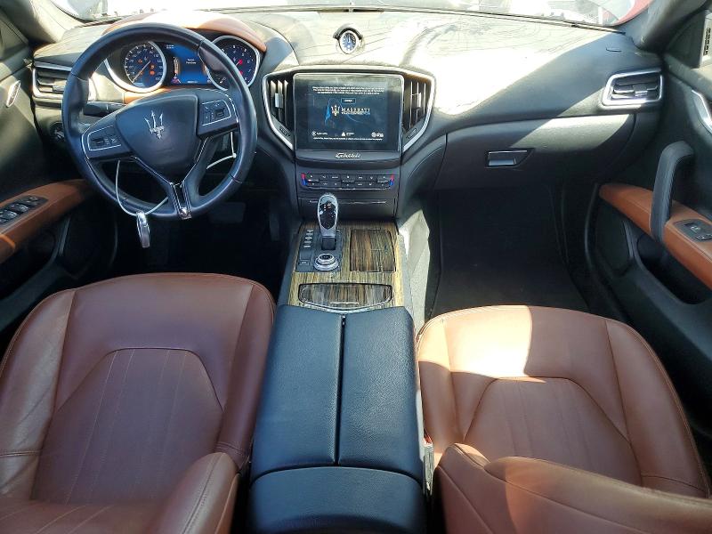 2018 Maserati Ghibli VIN ZAM57XSA8J1295016 COPART salvage auction — MINOR DENT/SCRATCHES, Ca - Dis/Dlr/Exp Only Lien Papers (P), sold $2,500 on 2026-07-13 (photo 8)