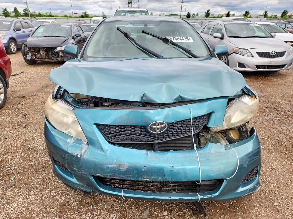 2009 Toyota Corolla VIN JTDBL40E99J014604 COPART salvage auction — FRONT END, Il - Salvage Certificate, sold $275 on 2026-07-28 (photo 5)