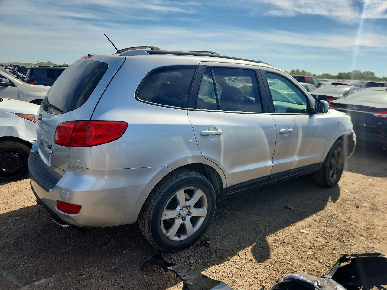 2007 Hyundai Santa Fe VIN 5NMSH13E67H018544 COPART salvage auction — Front End, WV - SALVAGE CERTIFICATE, sold $1,050 on 2026-06-25 (photo 3)