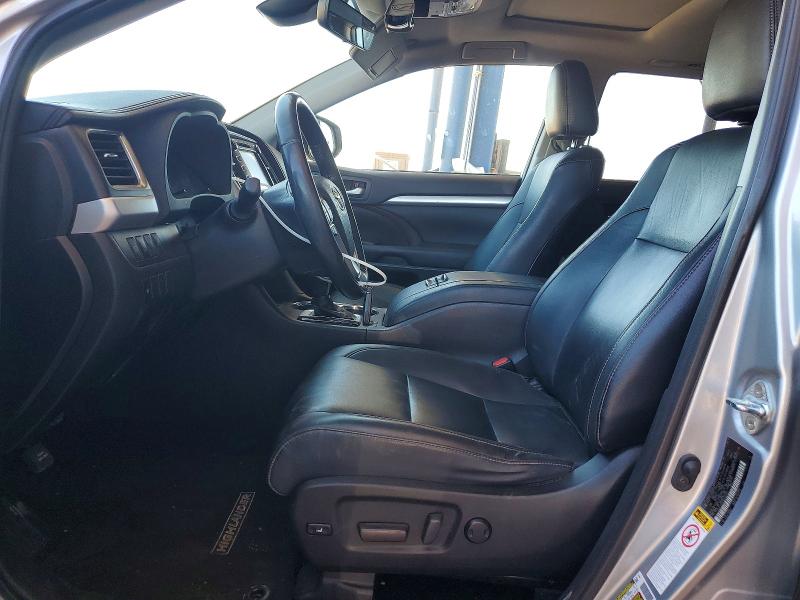 2019 Toyota Highlander VIN 5TDJZRFH9KS583101 COPART salvage auction — MECHANICAL, Az - Cert Of Title - Salvage, sold $12,600 on 2026-07-09 (photo 7)