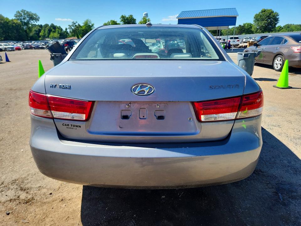 2008 Hyundai Sonata VIN 5NPET46C18H378946 COPART salvage auction — FRONT END, Ms - Cert Of Title-Salvaged, sold $275 on 2026-07-17 (photo 6)
