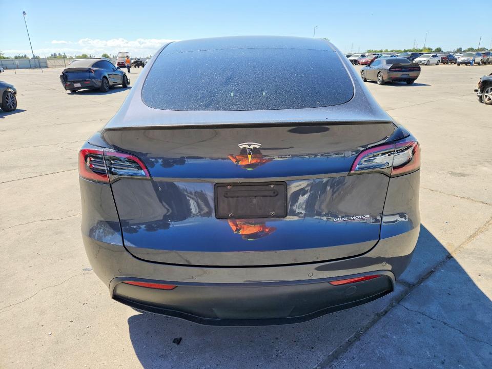 2021 Tesla Model y VIN 5YJYGDEF3MF264002 COPART salvage auction — FRONT END, Ca - Salvage Certificate, sold $6,300 on 2026-07-27 (photo 6)